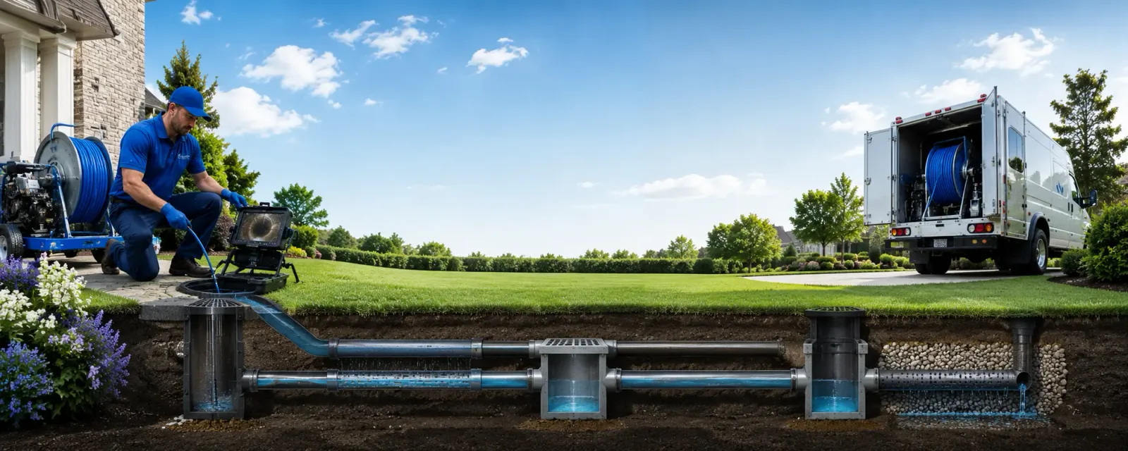 Outdoor drain cleaning information for Gambrills, MD